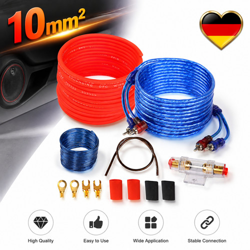 Endstufen anschluss set 10mm - endstufen, 10mm²