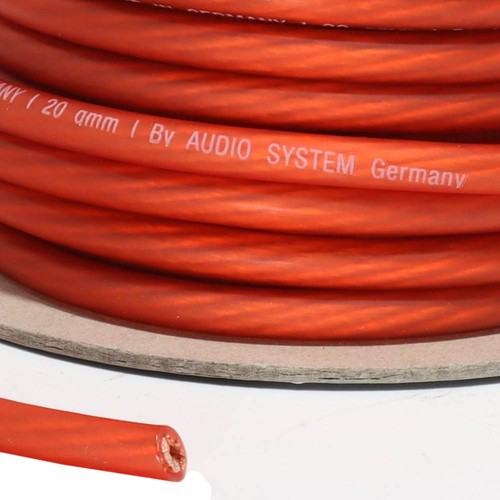 Stromkabel 20qmm rot - 5m, ofc