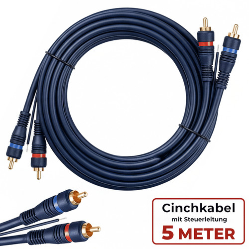 Cinchkabel cinch fach - 5m,