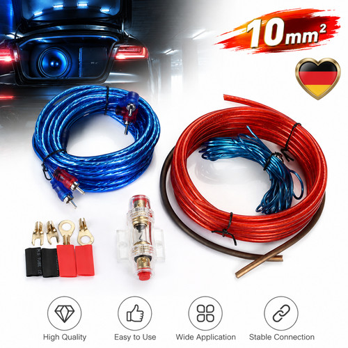 Endstufen anschluss set 10mm - anschluss-set, 10mm²