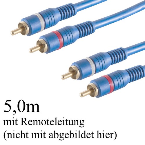 Profi cinch kabel - 5m, cinch-kabel